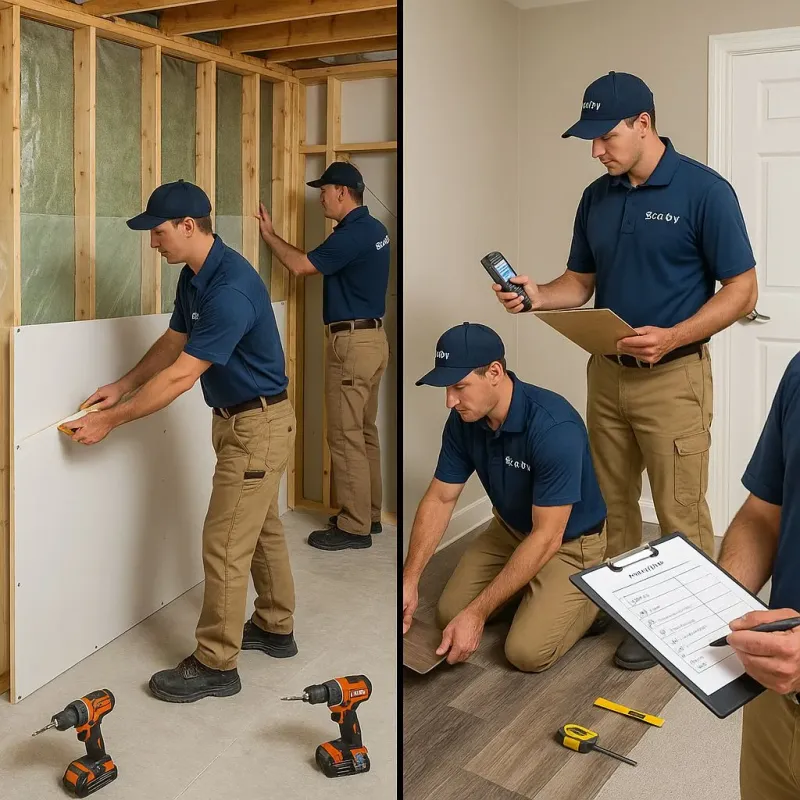Repairs and Reconstruction process in Martinsville, NJ